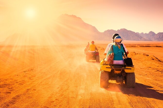 Hurghada: ATV Quad Safari, Camel Ride & Bedouin Village Tour - Forty-five minutes across the Hurghada desert
