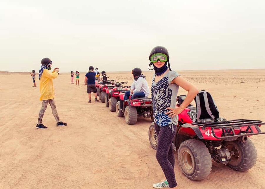 Hurghada: Desert Quad Bike and Buggy Adventure with Transfer - Riding a quad or buggy for the first time
