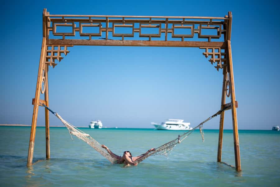Hurghada: Elegance Yacht Cruise To Orange bay Island W lunch - Orange Bay gives you an hour on land