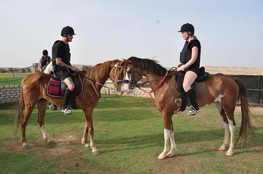 Hurghada: Horse Ride, BBQ Dinner, and Stargazing - Tea, a safety briefing, and choosing your pace