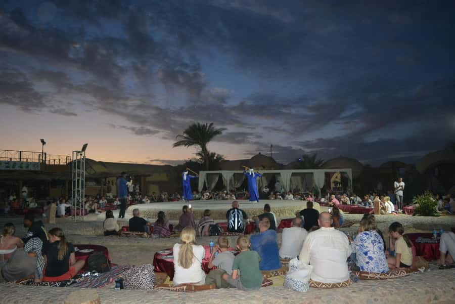 Hurghada: Jeep Safari with Camel Ride, Dinner and Show - Leaving Hurghada for the desert by jeep