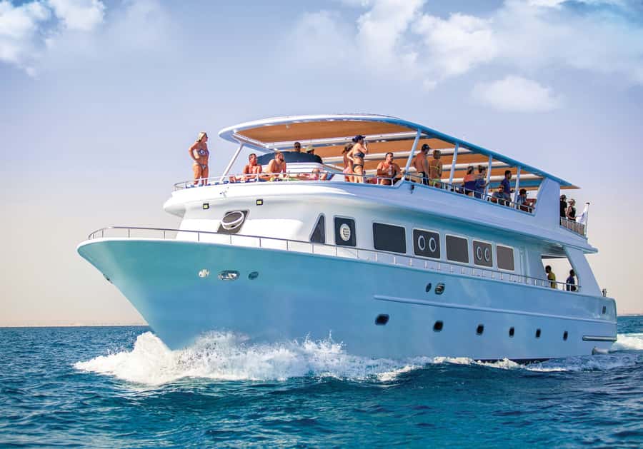 Hurghada: Luxury Orange Bay Cruise with Lunch and Pickup - Snorkeling at two Red Sea sites