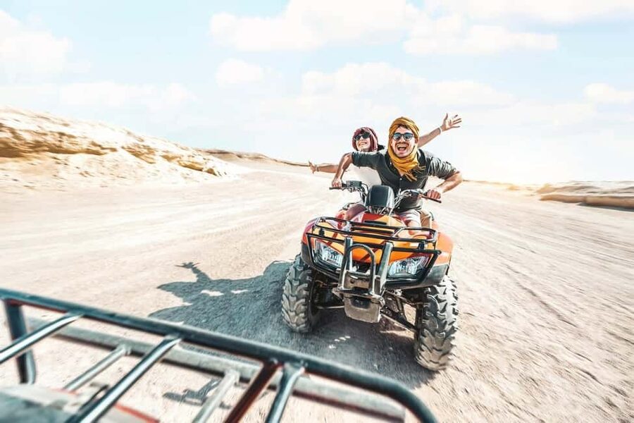 Hurghada: Mega Jeep safari, ATV & Bedouin vibe, and Dinner - From Hurghada hotels to the open desert
