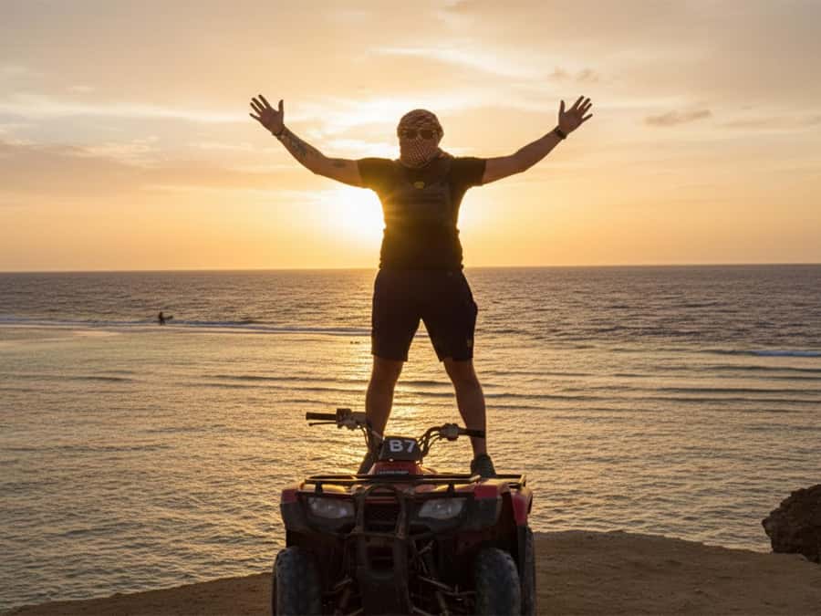 Hurghada: Morning Quad Bike & ATV Adventure Along a Red Sea - The safety check and first ride