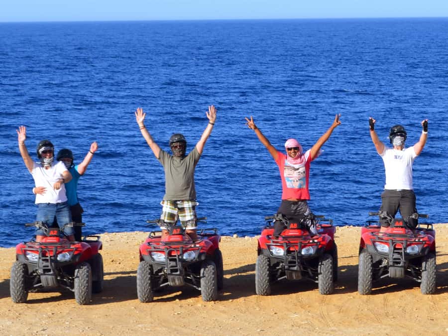 Hurghada: Morning Quad Bike & ATV Adventure Along a Red Sea - Sunset dinner, live entertainment, and stargazing
