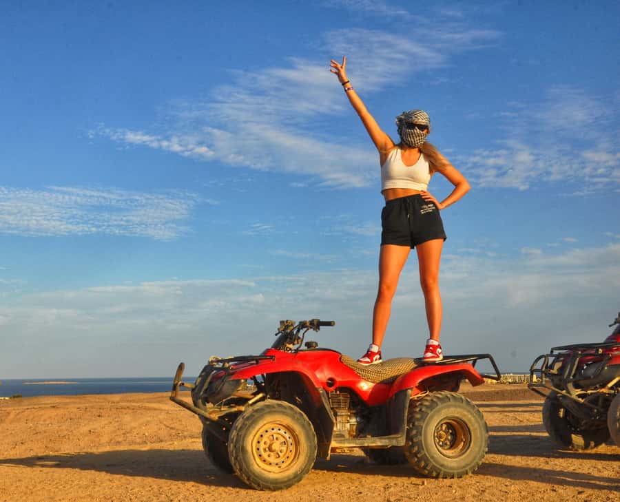 Hurghada: Morning Quad Bike & ATV Adventure Along a Red Sea - Shared groups, private upgrades, and practical comfort