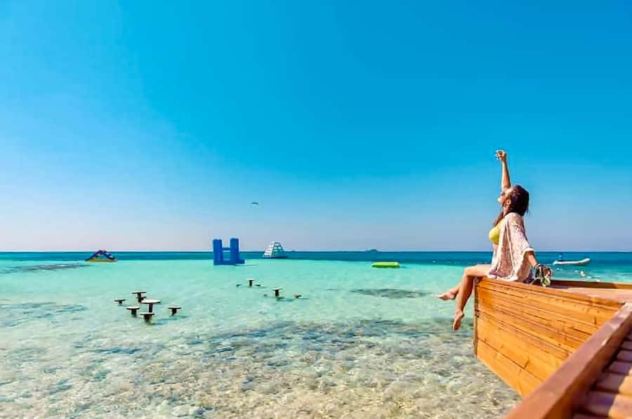 Hurghada: Orange Bay & Magawish Island Speedboat with Lunch - A Red Sea day built around speed and variety