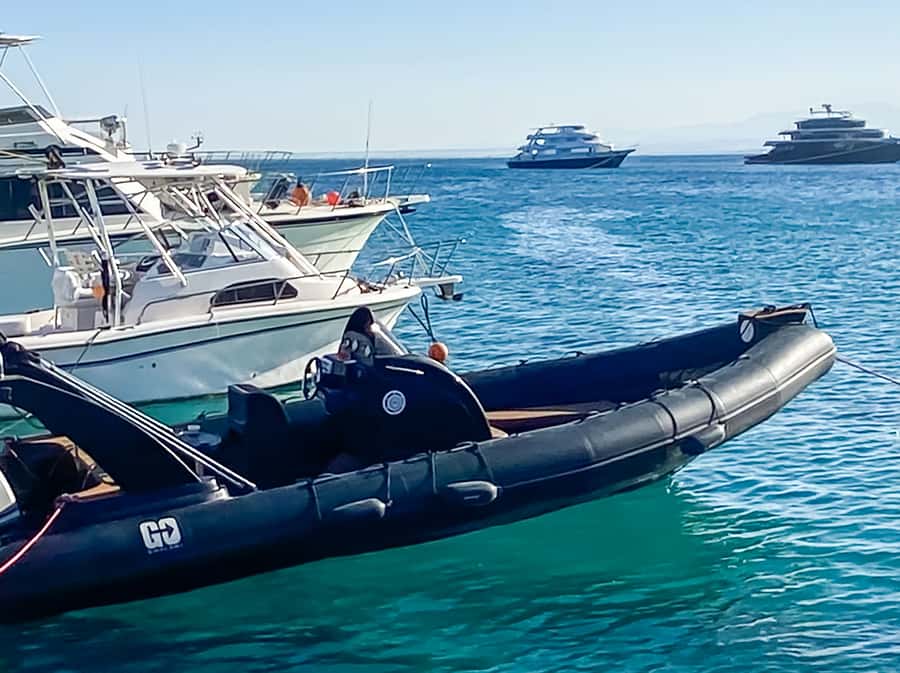 Hurghada: Orange Bay & Magawish Island Speedboat with Lunch - Orange Bay before the crowds