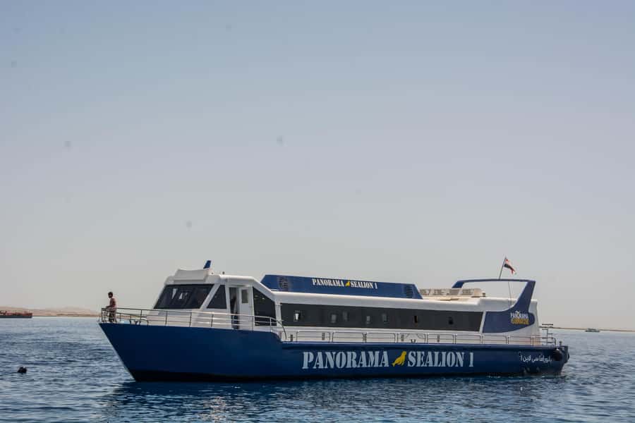 Hurghada: Panoramic Semi-Submarine Cruise with Snorkeling - From Hurghada or El Gouna to the marina
