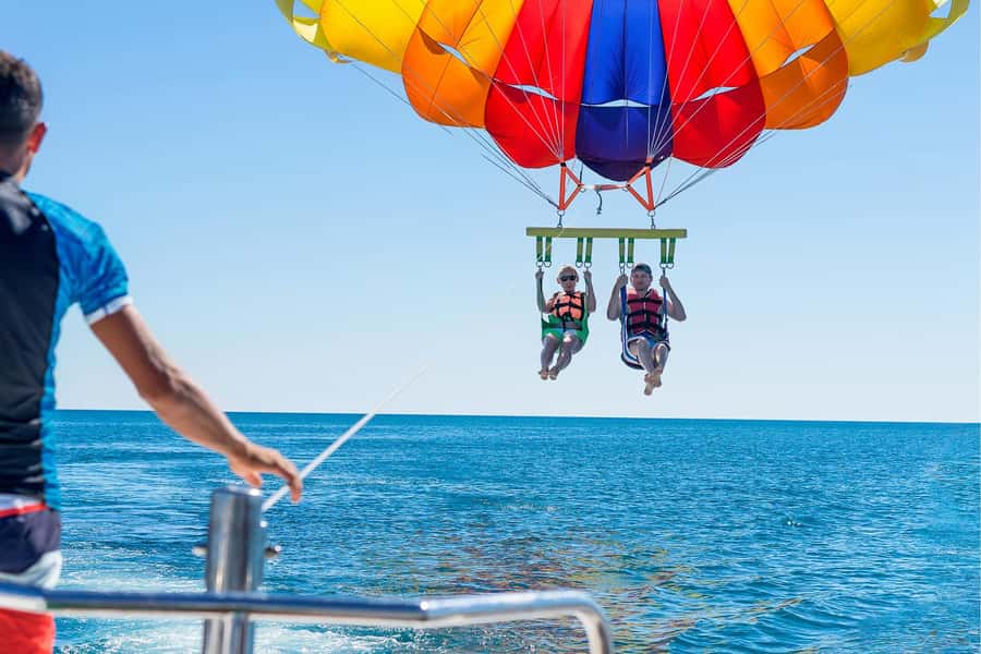 Hurghada: Parasailing Adventure on the Red Sea - Views over the Red Sea and Hurghada Desert