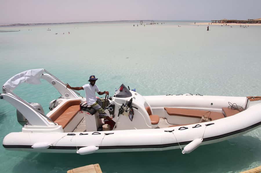 Hurghada: Private Speedboat to Orange Bay and White Island - Food, cash, and what to pack