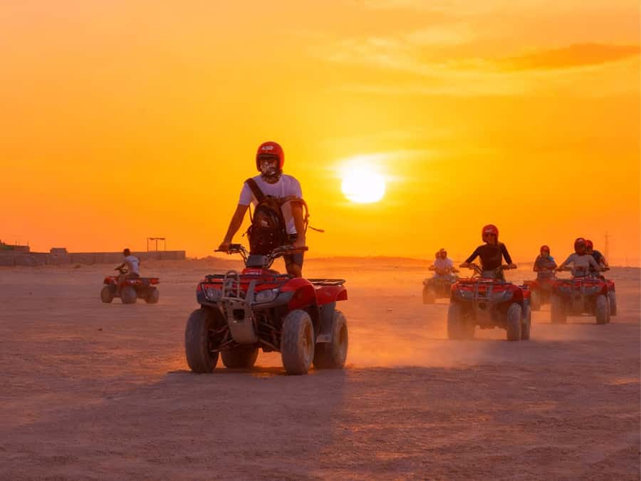 Hurghada Quad & ATV Ride with Camel, Desert Vibes & Sea View - Starting at the quad base