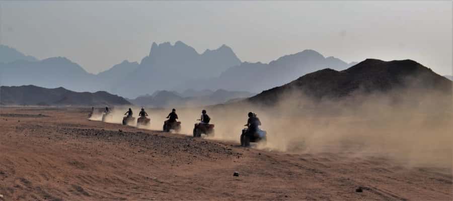 Hurghada: Quad Bike and Camel Ride with Dinner and Show - The real draw is the 50-kilometer desert ride