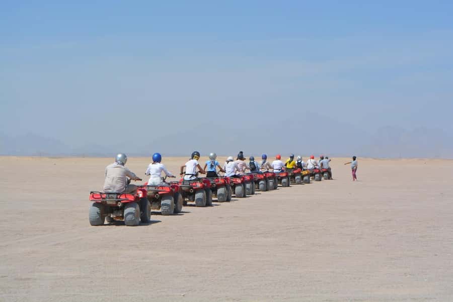 Hurghada: Quad Bike, Buggy, and Camel Ride & Bedouin Village - Morning or afternoon: choose with care