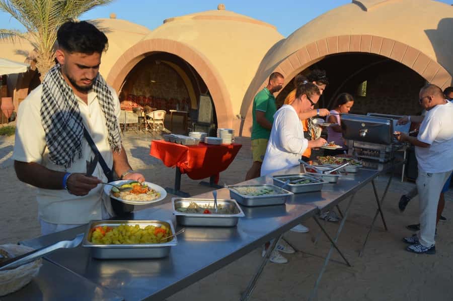 Hurghada: Quad Bike, Buggy, Jeep Safari, Camel Ride & Dinner - Camel riding and the village visit