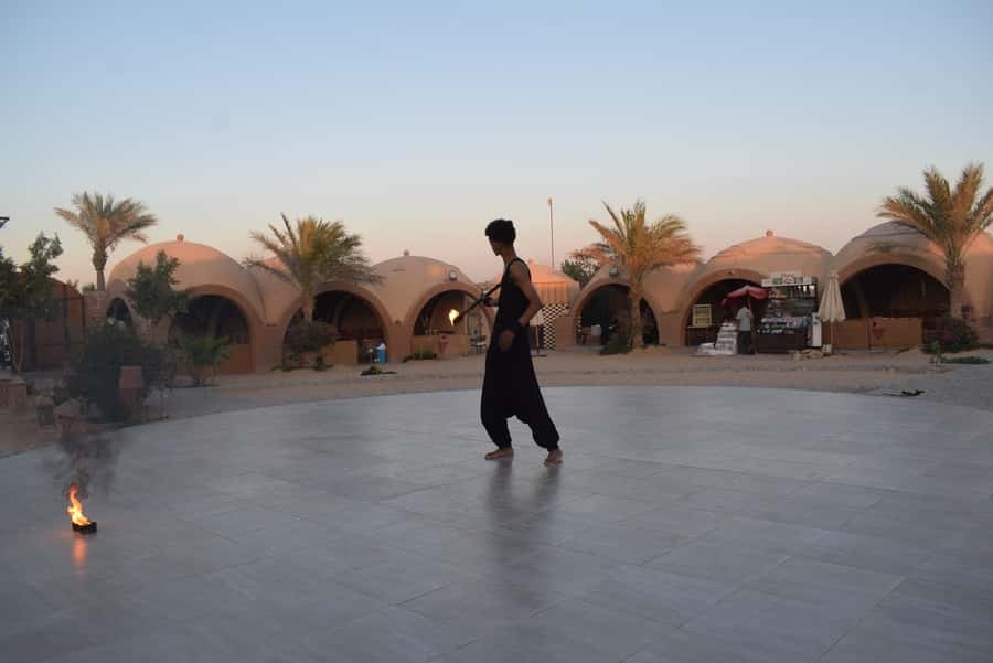 Hurghada: Quad Bike, Buggy, Jeep Safari, Camel Ride & Dinner - Dinner with rice, grilled chicken, salads, and fruit