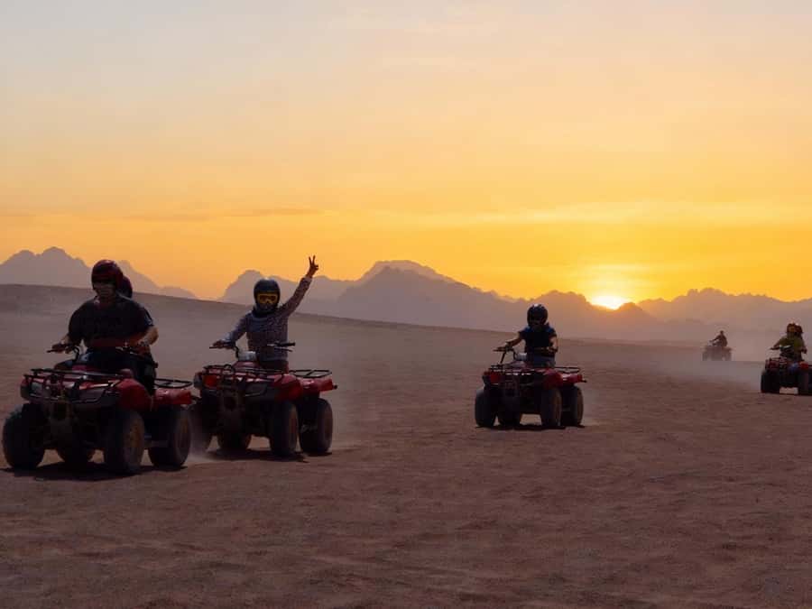 Hurghada: Quad Bike Tour of the Desert and Red Sea - Safety first at the desert base