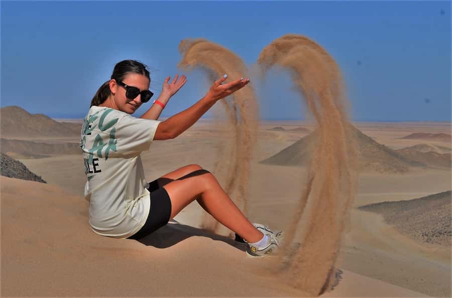 Hurghada: Red Sea Desert Quad Biking Tour & Sand Mountain - From Hurghada hotel to the desert garage