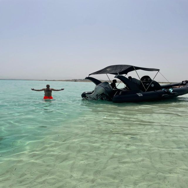 Hurghada: Safari ATV Quad & Speedboat to Orange bay island - Who will enjoy this day most