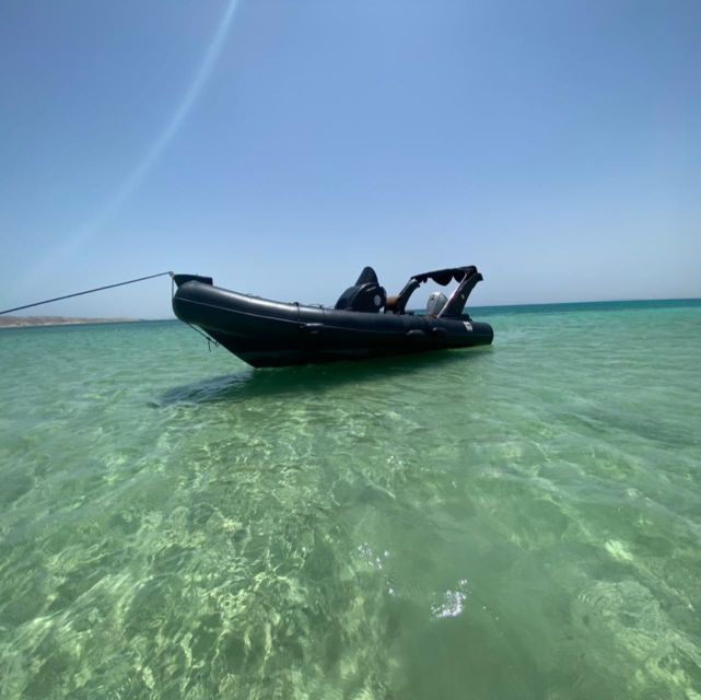 Hurghada: Safari ATV Quad & Speedboat to Orange bay island - From the marina to Orange Bay by speedboat
