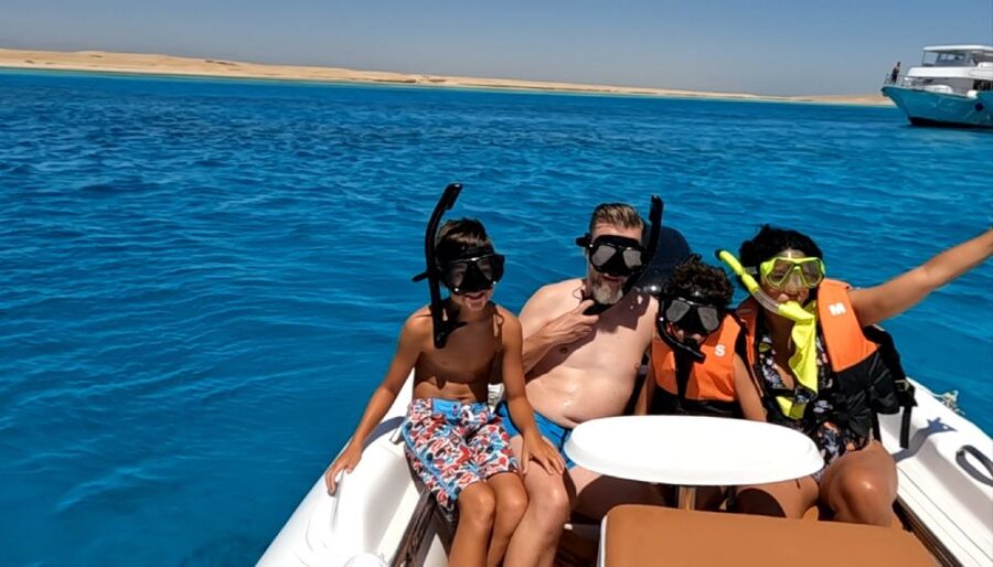 Hurghada: Safari ATV Quad & Speedboat to Orange bay island - Two 20-minute snorkeling stops