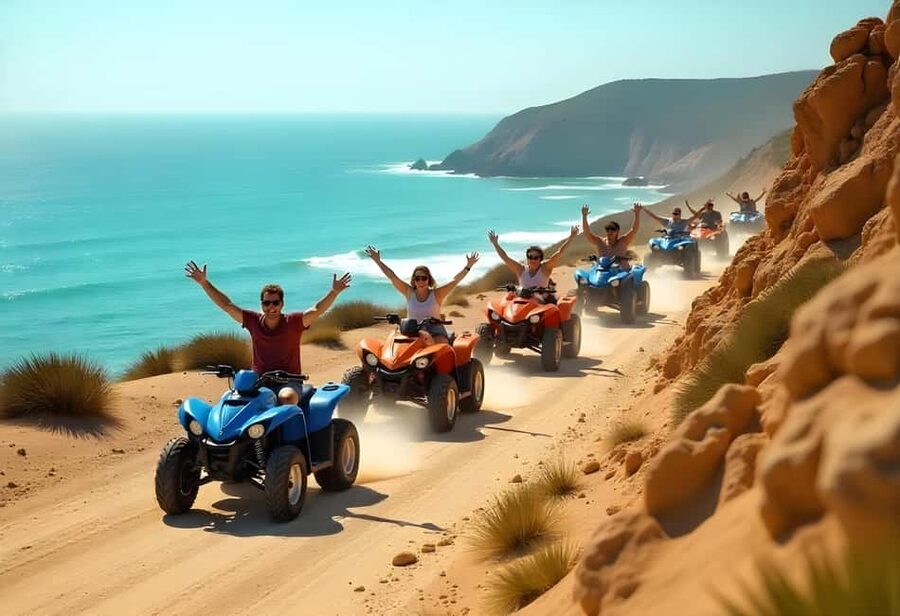 Hurghada: Sea and Mountains Quad or Buggy Family Tour - Pickup from Hurghada and the drive to the mountains