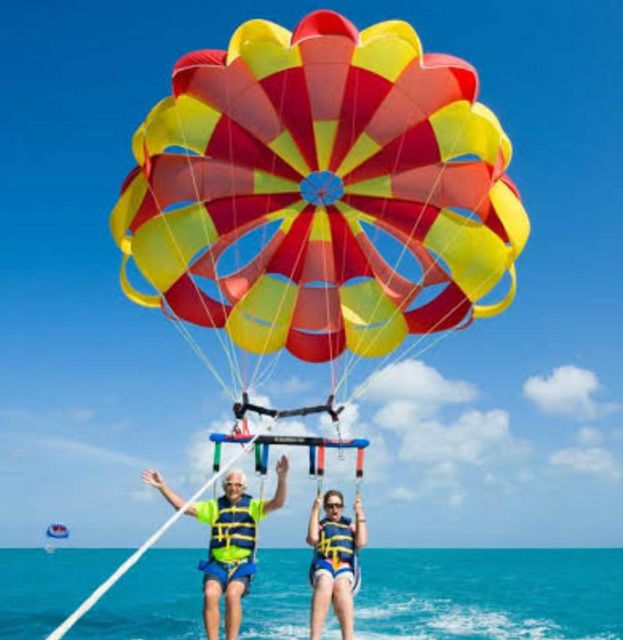Hurghada: Speedboat Parasailing Adventures & Hotel Pick up - From hotel entrance to harbor