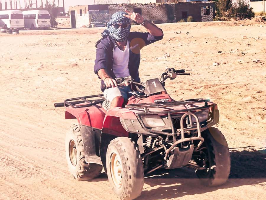 Hurghada: Sunrise Quad Bike, Camel and Oriental Breakfast - Leaving Hurghada before dawn