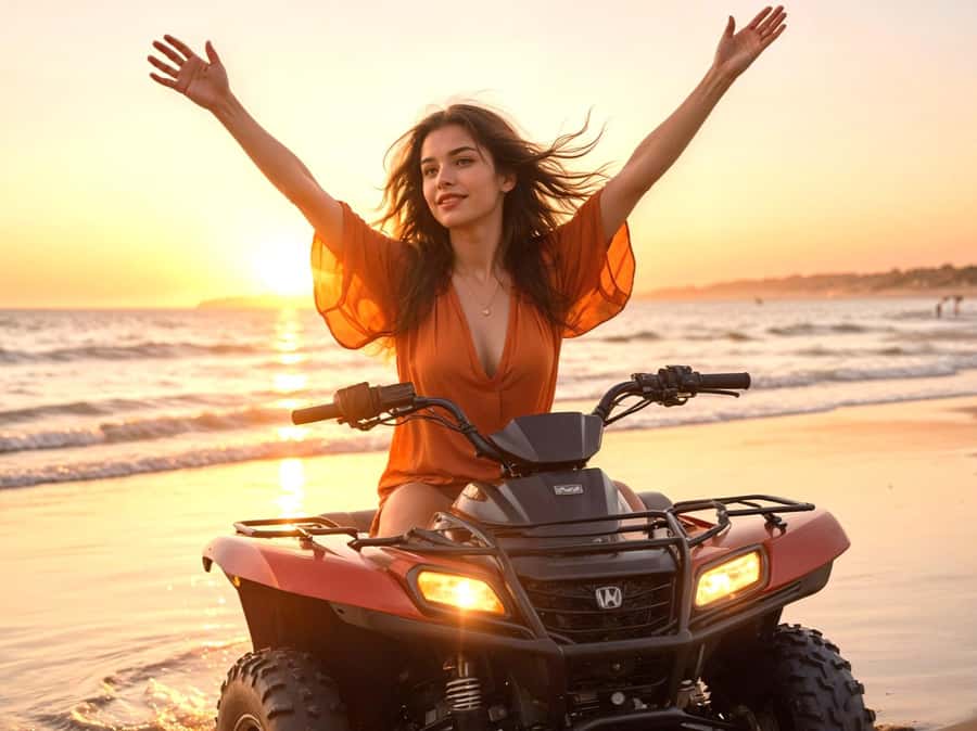 Hurghada: Sunset Quad Bike, Camel w/ Opt Stargazing and BBQ - BBQ dinner, dancing and the evening program