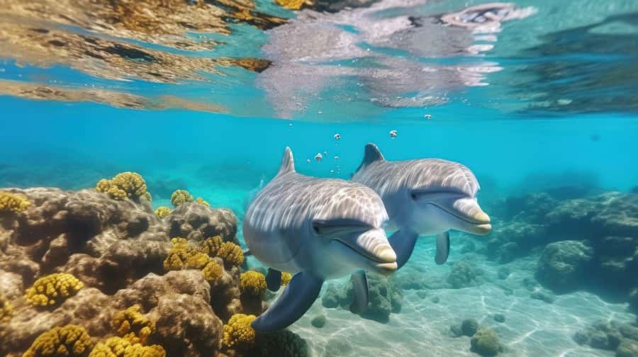 Hurghada: Yacht Trip Dolphin Watching W Lunch & Multi Option - A Red Sea day built around wild dolphins