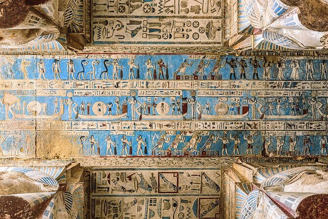 Luxor Day Tour Visit Dendara And Abydos Temples - Reading the Seti I Temple at Abydos