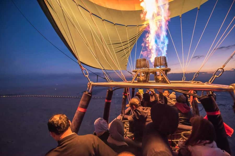 Luxor: Deluxe Sunrise Hot Air Balloon - What you can see from 45 minutes above Luxor