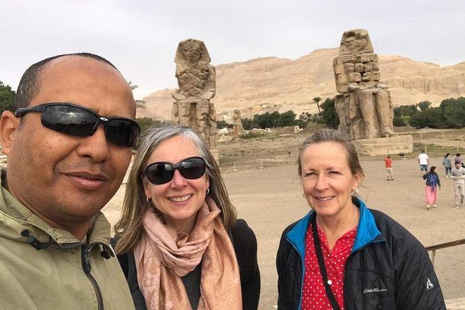 Luxor East and West Bank: Valley of the kings, Habu Temple,Karnak&Luxor Temples - The Colossi of Memnon: a short but useful stop