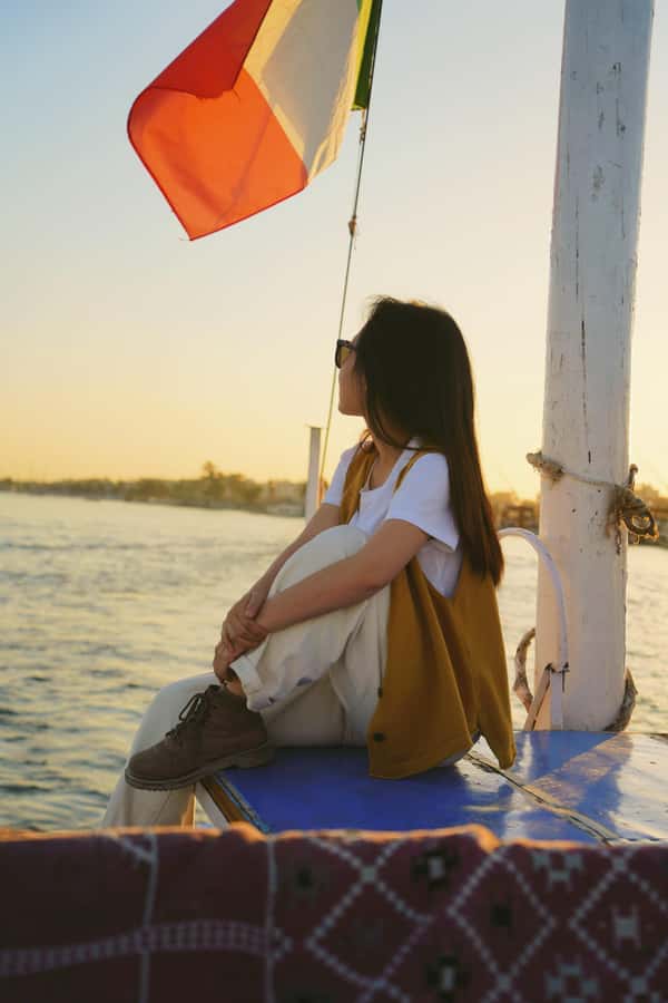 Luxor: Nile River Private Sunset Felucca Ride - What the sunset portion feels like