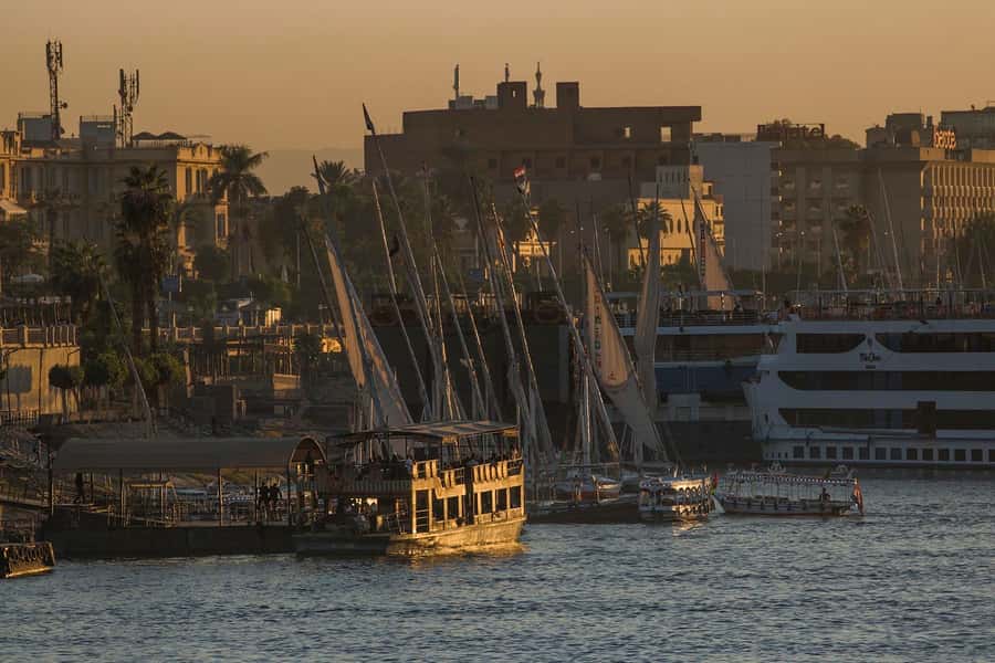 Luxor: Private Felucca Boat Trip with Hotel Pickup - Getting aboard a traditional felucca
