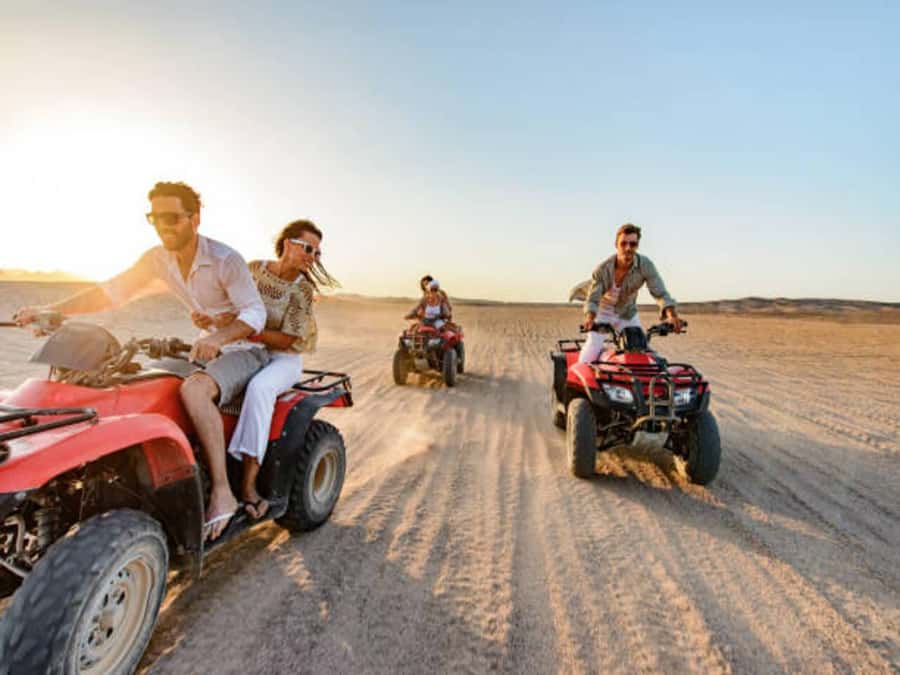 Luxor: Quad Bike Safari Experience - Learning the quad bike controls