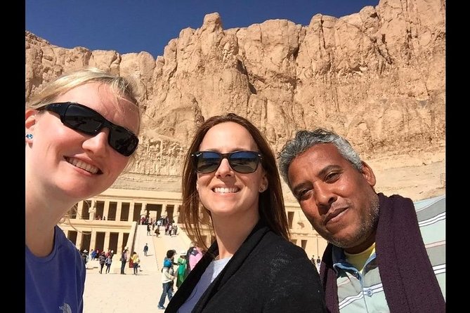 Luxor's East & West Bank Highlights Tour - Hatshepsut Temple below the cliffs