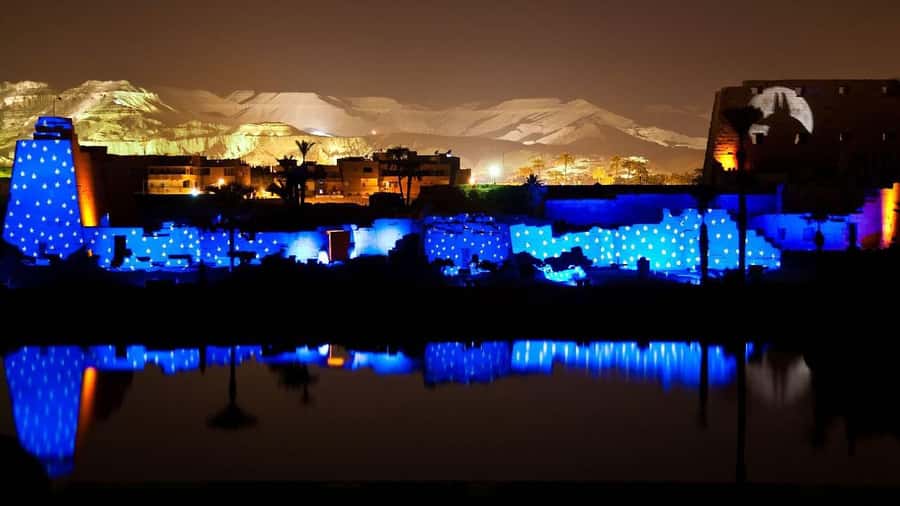 Luxor: Sound & Light Show at Karnak with Hotel Transfers - Karnak after sunset: what makes the setting special