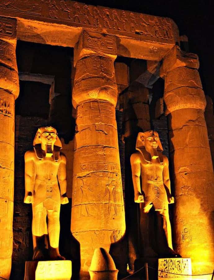 Luxor: Sound & Light Show at Karnak with Hotel Transfers - The Great Sacred Lake finale