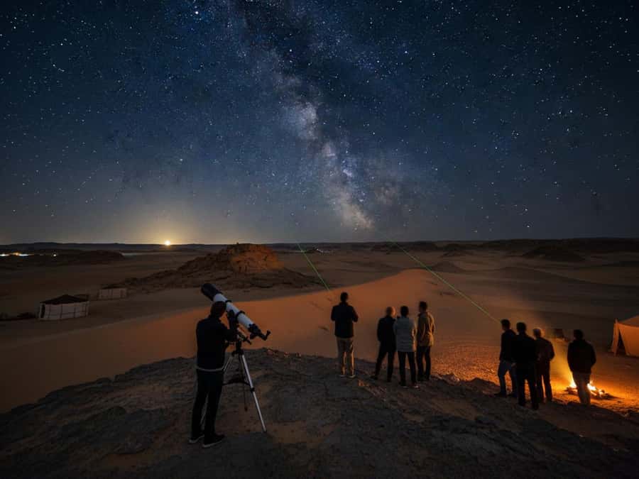 Makadi Bay: 2H Quad Bike, Camel, Stargazing, Dinner & Show - The evening starts with a ride into the Red Sea desert