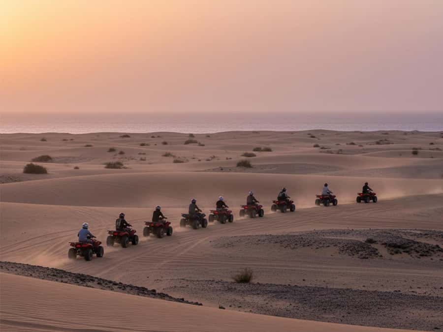 Makadi Bay: 2H Quad Bike, Camel, Stargazing, Dinner & Show - Safety first at the quad station