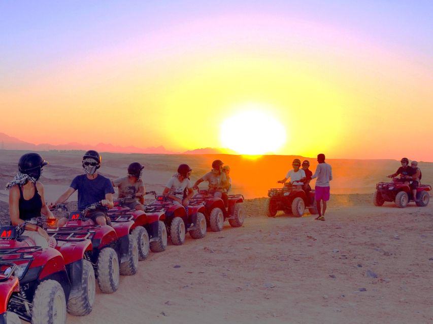 Makadi Bay: Sunrise Quad & Traditional Oriental Breakfast - The camel ride is brief, but useful for photos