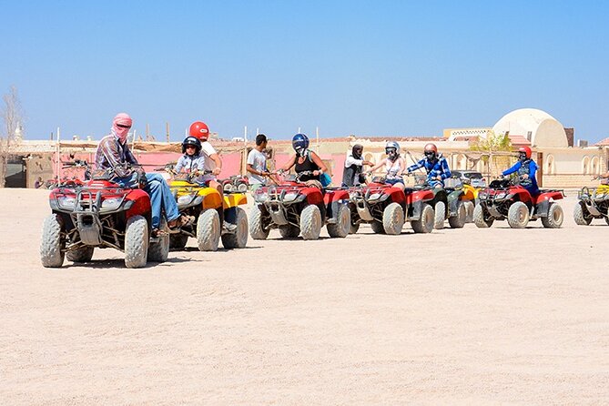 Makadi Bay: Sunset Quad & ATV Adventure & Seaview - The camel ride is short but fun