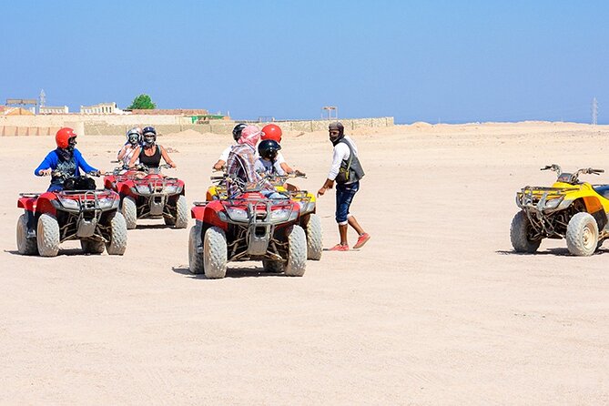 Makadi Bay: Sunset Quad & ATV Adventure & Seaview - At the quad base, safety comes first