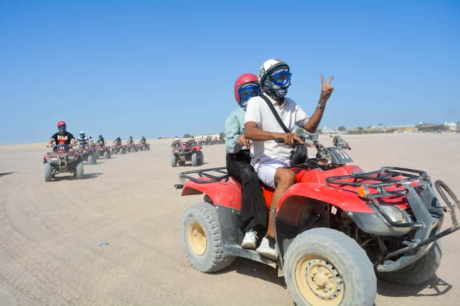 Morning Trip: Desert Safari Riding a Speed Quad Bike, Pickup - What the $27 price really covers