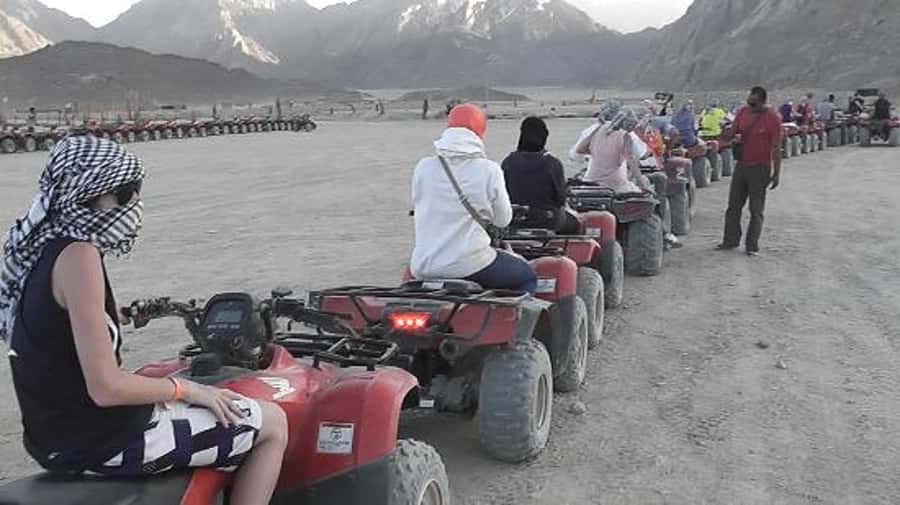 Morning Trip: Desert Safari Riding a Speed Quad Bike, Pickup - Who will enjoy this most