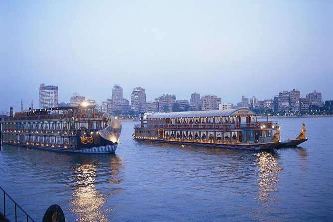 Nile Pharaoh dinner cruise on the Nile - The open buffet: useful, casual, and not a luxury meal