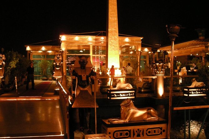 Nile Pharaoh dinner cruise on the Nile - Belly dancing, Tanoura, and changing entertainment