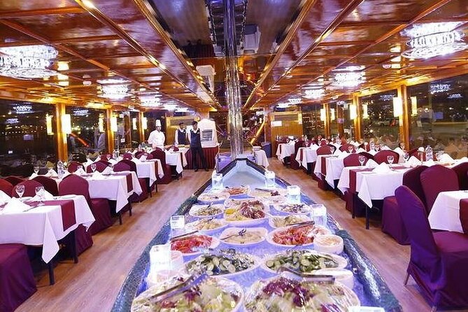 Nile River Dinner Cruise on a Yacht with Open Buffet - Timing problems and the advertised three hours