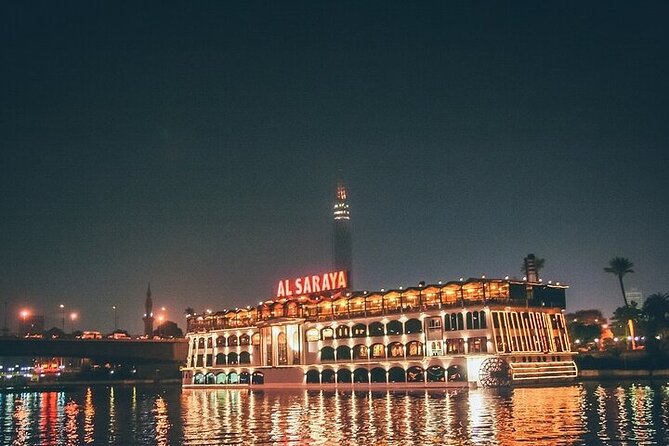 Nile River Dinner Cruise on a Yacht with Open Buffet - Hotel pickup in Cairo and the Pyramid Area